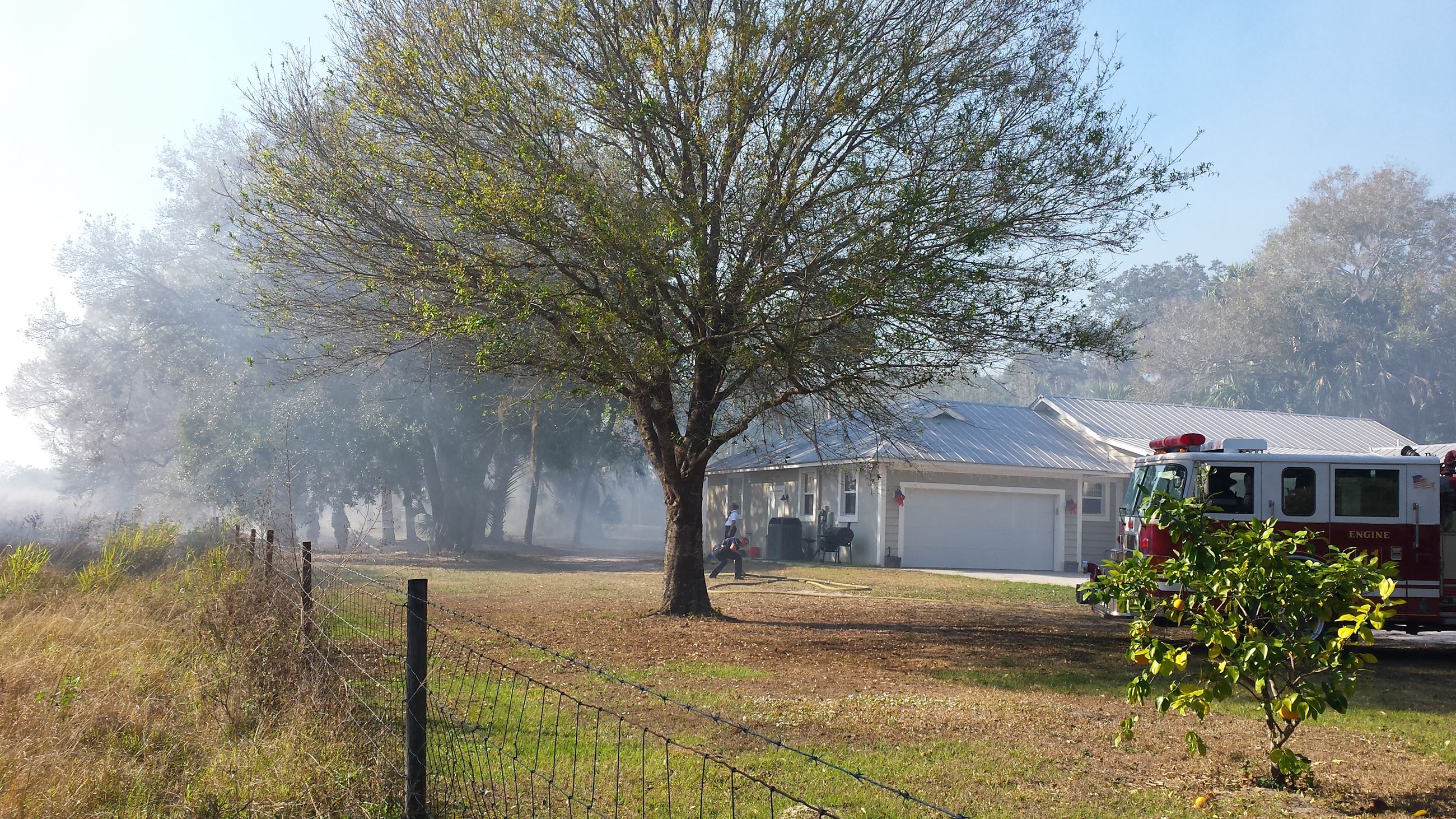 Trowbridge Brush Fire